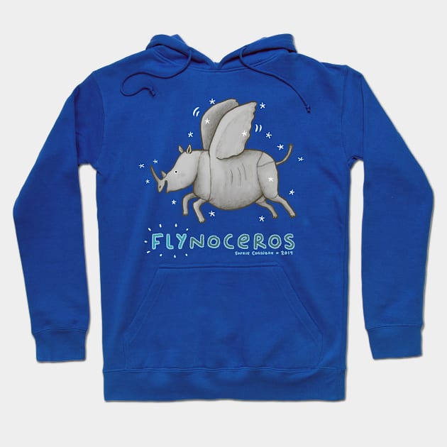 Flynoceros Hoodie by Sophie Corrigan